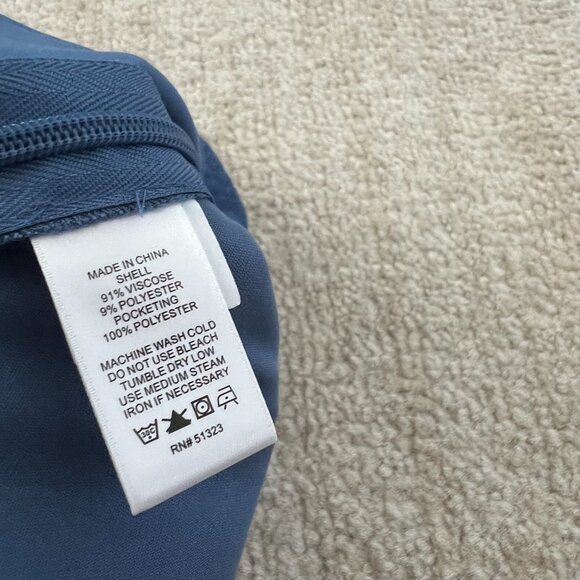 NWT Revolve 1. State High Waisted Blue Work Trousers Pants 0 - Picture 11 of 11